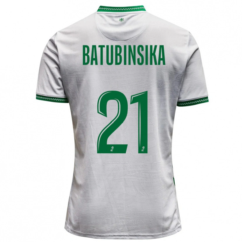 Danxen Dames Dylan Batubinsika #21 Wit Groen Uitshirt Uittenue 2025/26 T-Shirt België