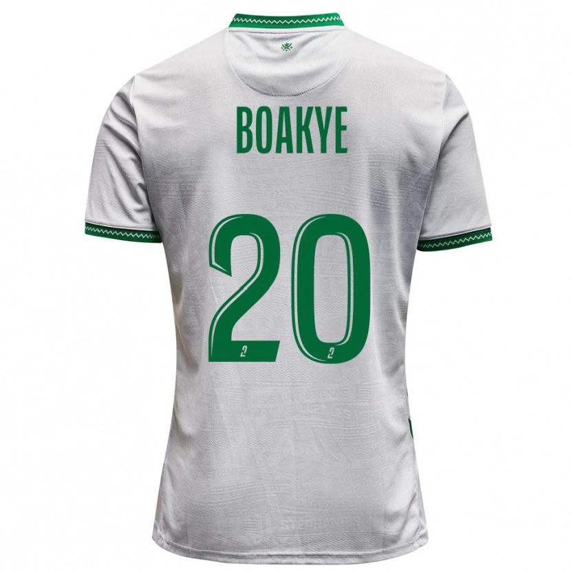 Danxen Dames Augustine Boakye #20 Wit Groen Uitshirt Uittenue 2025/26 T-Shirt België