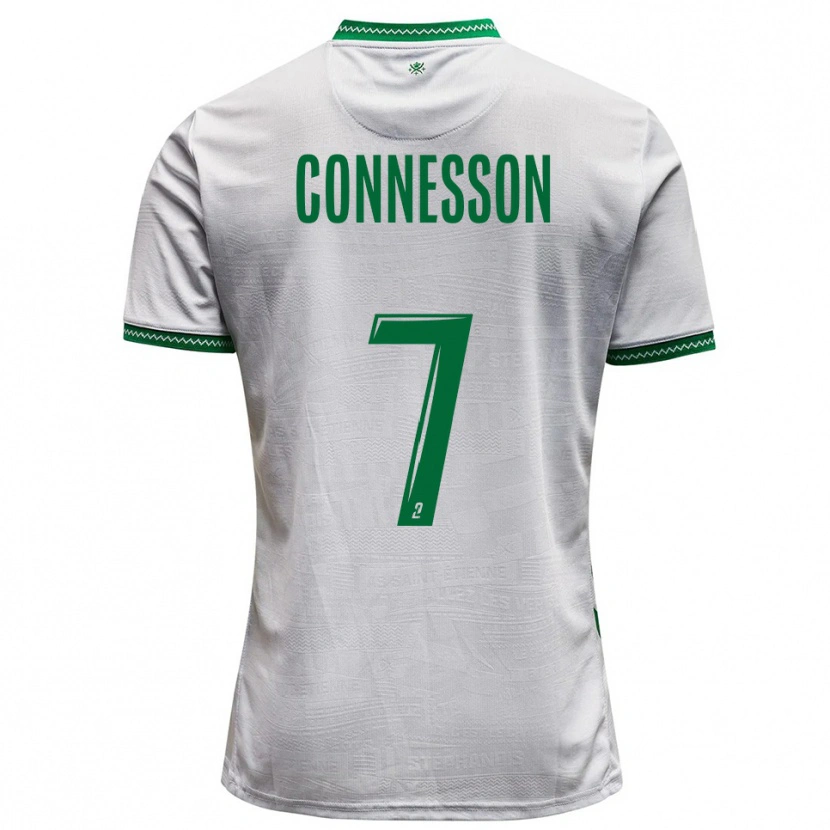 Danxen Dames Adèle Connesson #7 Wit Groen Uitshirt Uittenue 2025/26 T-Shirt België