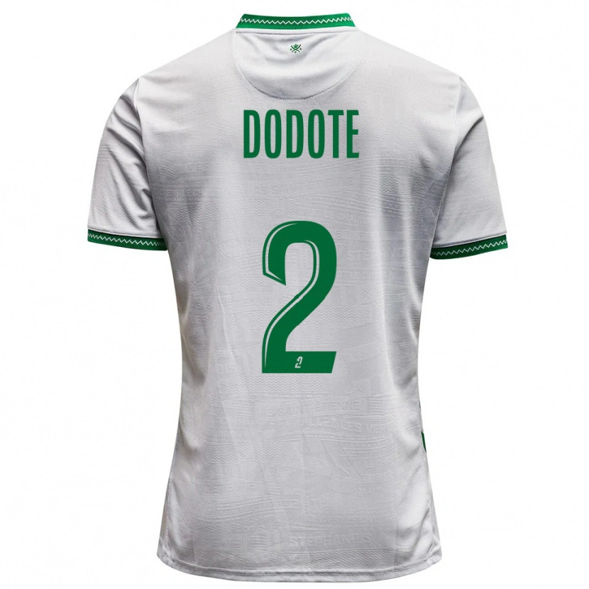 Danxen Dames Axel Dodote #2 Wit Groen Uitshirt Uittenue 2025/26 T-Shirt België