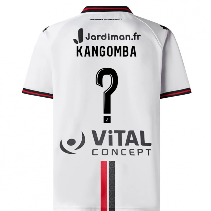 Danxen Dames Kayne Kangomba #0 Wit Rood Uitshirt Uittenue 2025/26 T-Shirt België