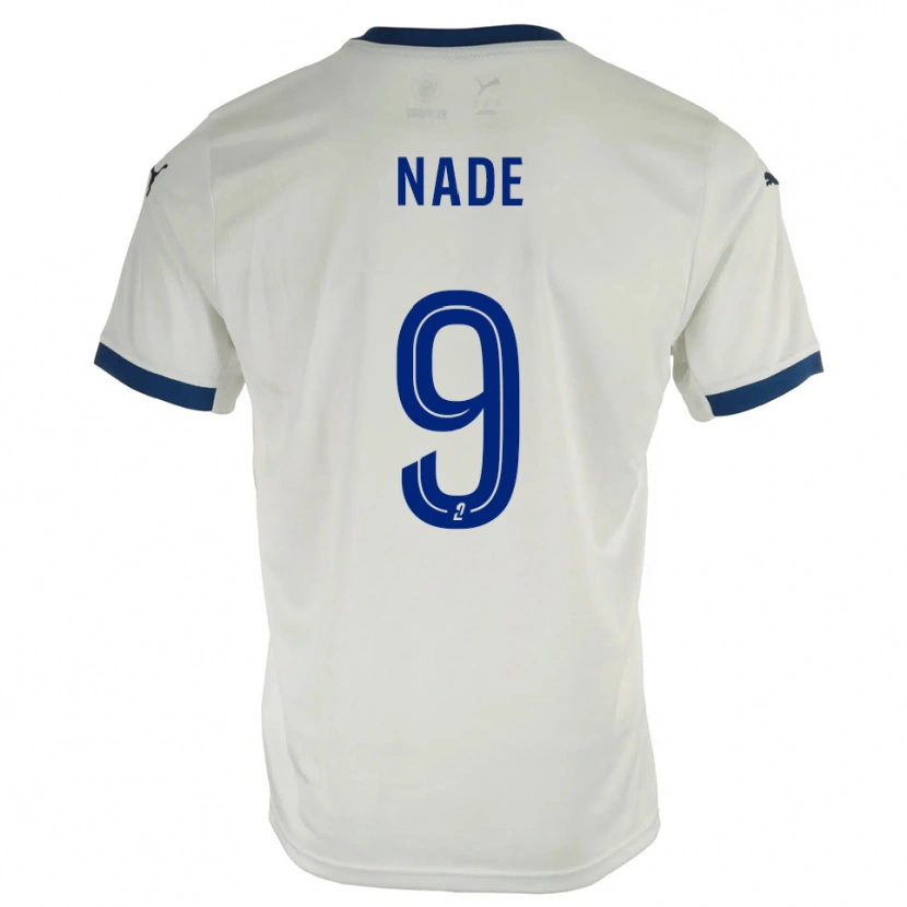 Danxen Dames Arthylio Nade #9 Wit Blauw Uitshirt Uittenue 2025/26 T-Shirt België