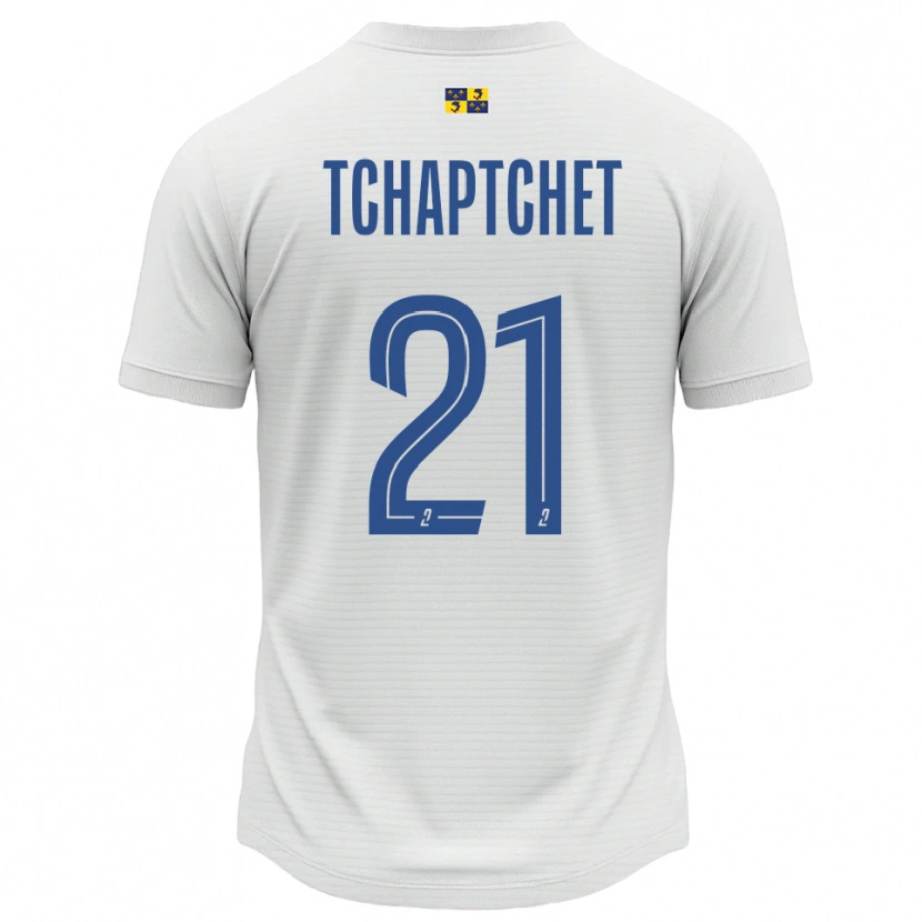 Danxen Dames Allan Tchaptchet #21 Wit Blauw Uitshirt Uittenue 2025/26 T-Shirt België