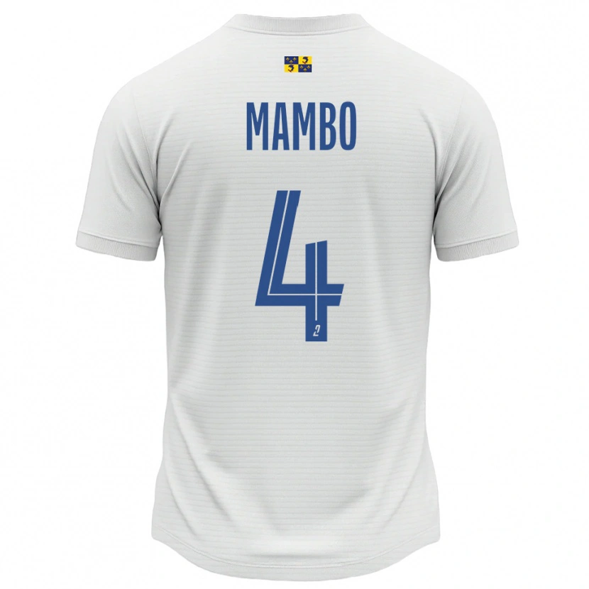Danxen Dames Stone Mambo #4 Wit Blauw Uitshirt Uittenue 2025/26 T-Shirt België