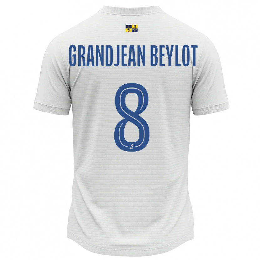 Danxen Dames Louise Grandjean Beylot #8 Wit Blauw Uitshirt Uittenue 2025/26 T-Shirt België