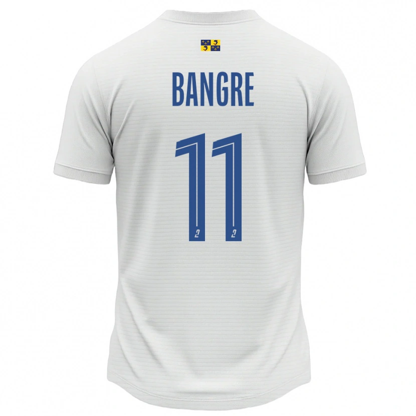 Danxen Dames Mamady Bangré #11 Wit Blauw Uitshirt Uittenue 2025/26 T-Shirt België