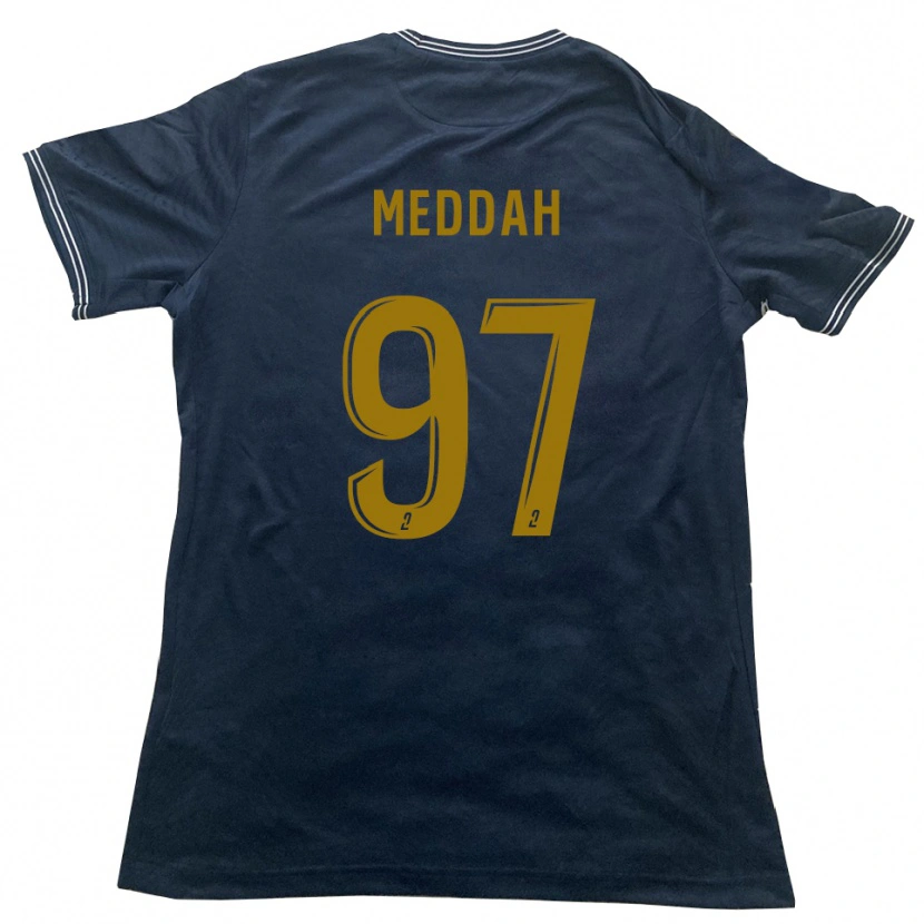 Danxen Dames Daylam Meddah #97 Marine Goud Uitshirt Uittenue 2025/26 T-Shirt België