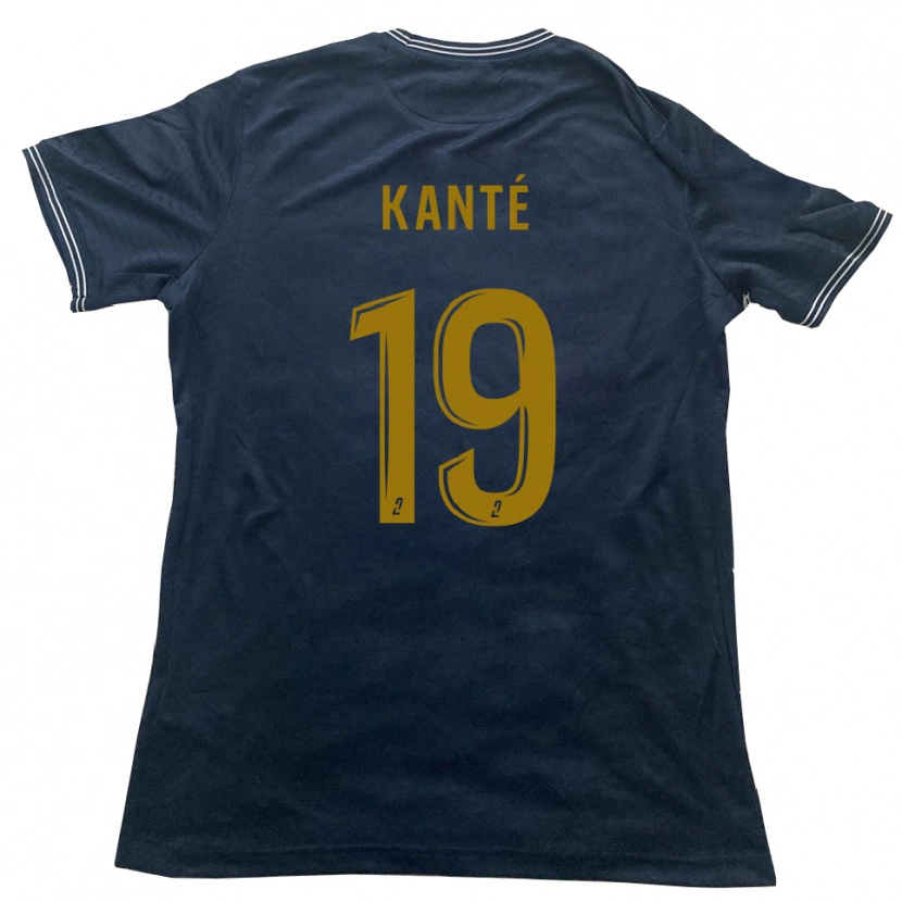 Danxen Dames Ousmane Kanté #19 Marine Goud Uitshirt Uittenue 2025/26 T-Shirt België