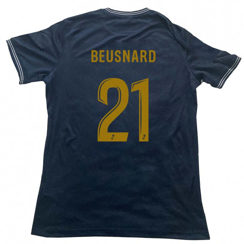 Danxen Dames Steeve Beusnard #21 Marine Goud Uitshirt Uittenue 2025/26 T-Shirt België
