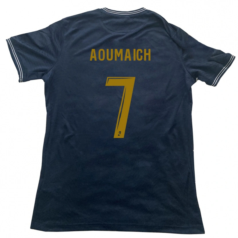 Danxen Dames Ilias Aoumaich #7 Marine Goud Uitshirt Uittenue 2025/26 T-Shirt België