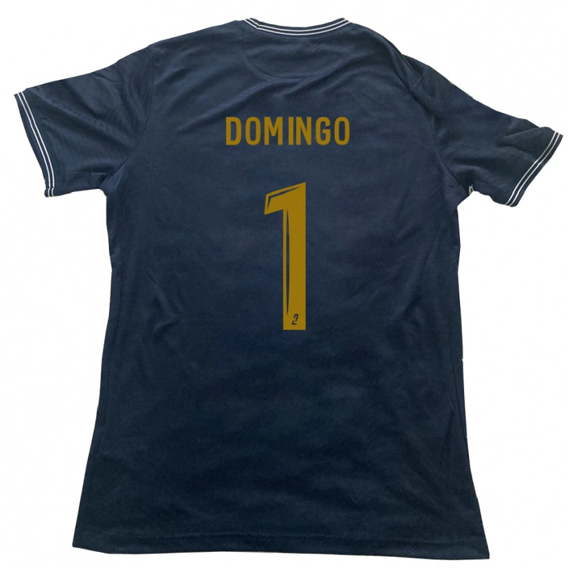 Danxen Dames Ismaël Domingo #1 Marine Goud Uitshirt Uittenue 2025/26 T-Shirt België