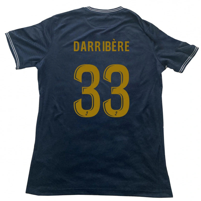Danxen Dames Clément Darribère #33 Marine Goud Uitshirt Uittenue 2025/26 T-Shirt België