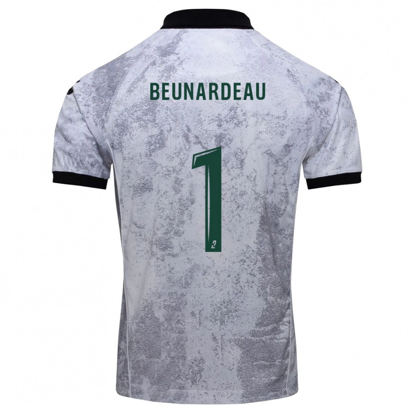 Danxen Dames Quentin Beunardeau #1 Wit Zwart Uitshirt Uittenue 2025/26 T-Shirt België