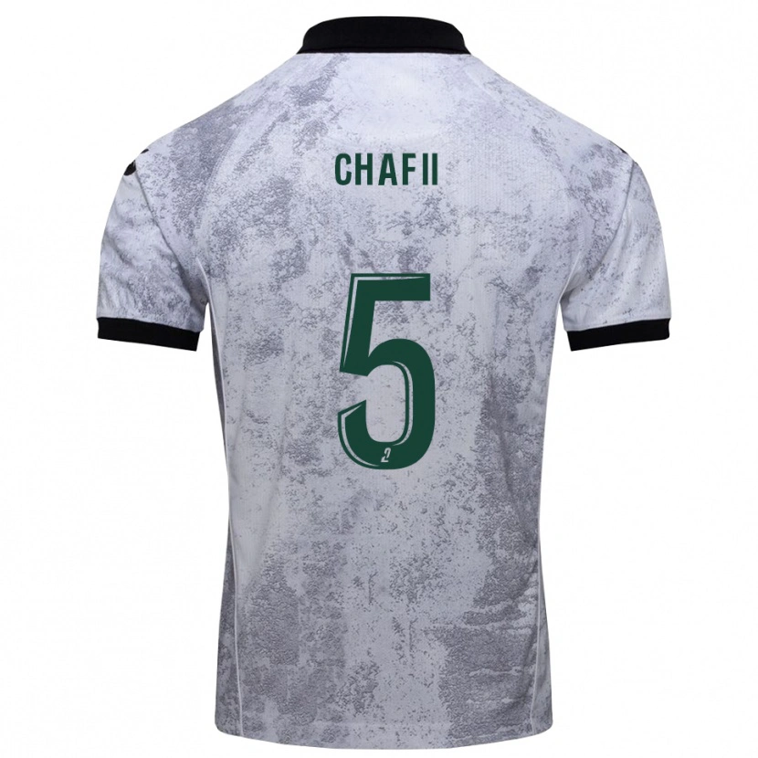Danxen Dames Mehdi Chafii #5 Wit Zwart Uitshirt Uittenue 2025/26 T-Shirt België