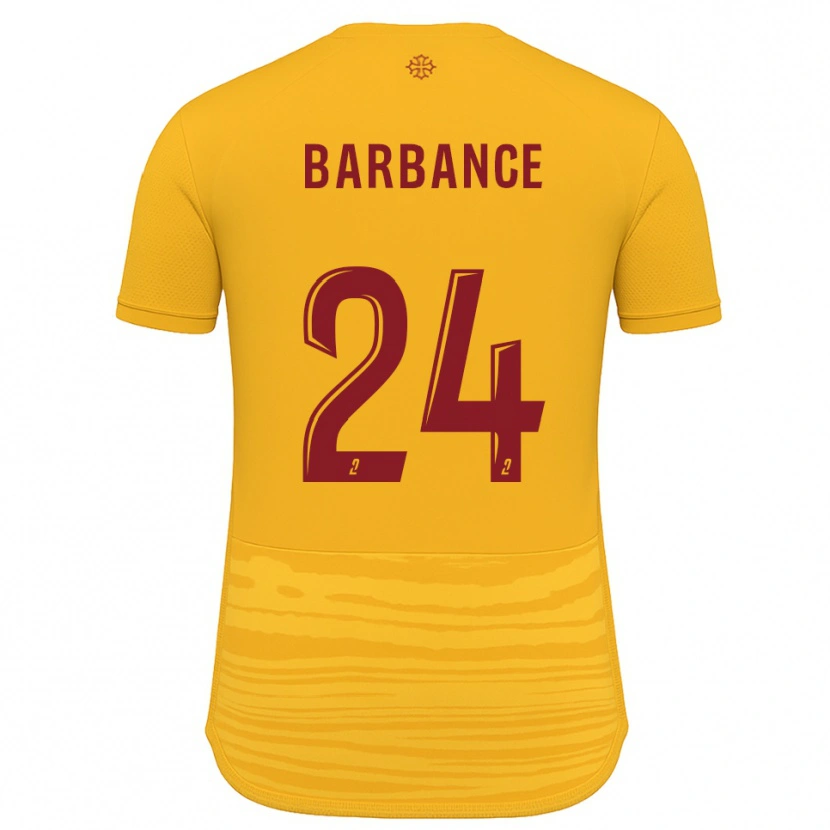 Danxen Dames Solène Barbance #24 Oranje Bourgondisch Uitshirt Uittenue 2025/26 T-Shirt België