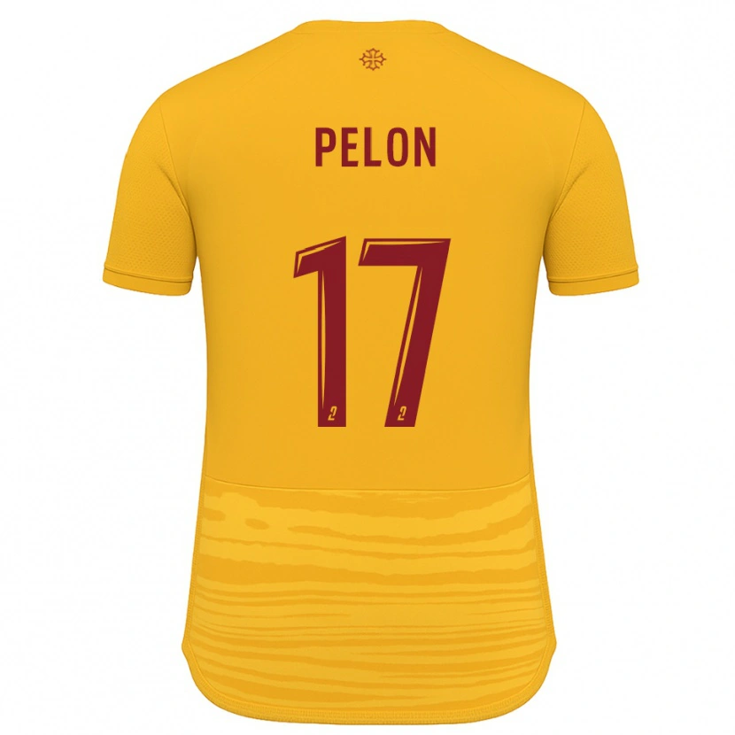 Danxen Dames Aurélien Pelon #17 Oranje Bourgondisch Uitshirt Uittenue 2025/26 T-Shirt België