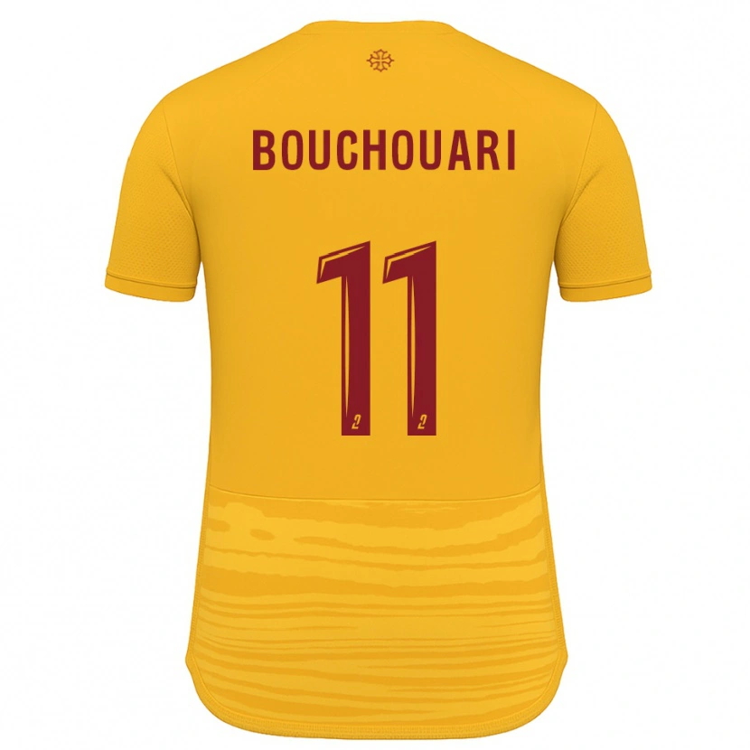 Danxen Dames Mohamed Bouchouari #11 Oranje Bourgondisch Uitshirt Uittenue 2025/26 T-Shirt België