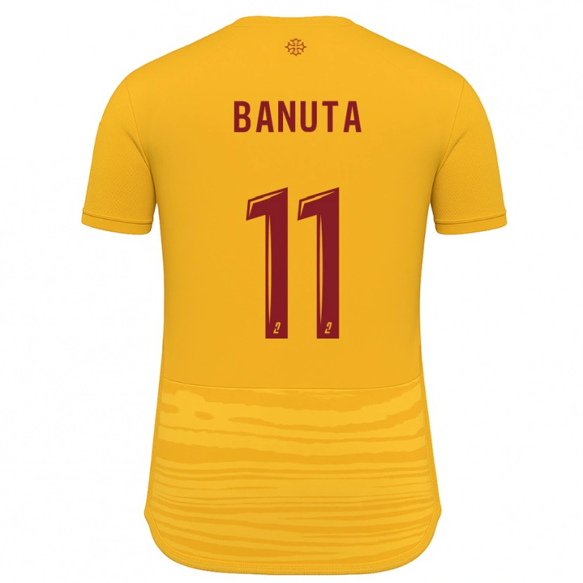 Danxen Dames Anna Banuta #11 Oranje Bourgondisch Uitshirt Uittenue 2025/26 T-Shirt België