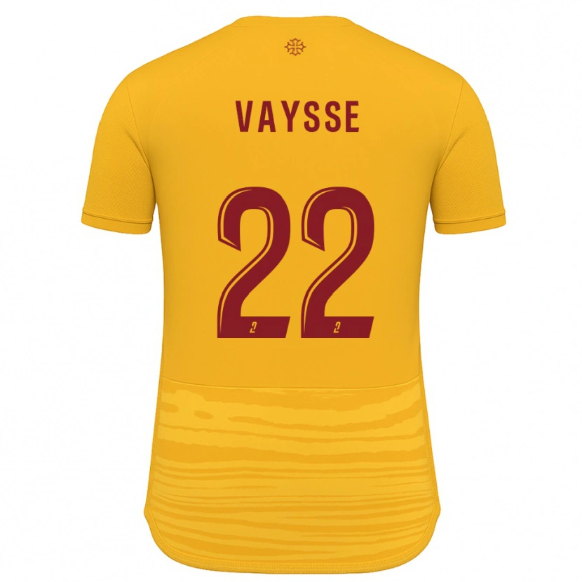 Danxen Dames Sophie Vaysse #22 Oranje Bourgondisch Uitshirt Uittenue 2025/26 T-Shirt België
