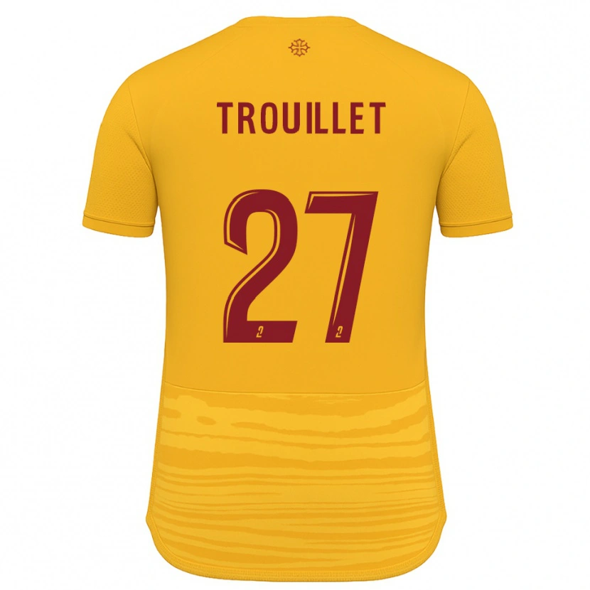Danxen Dames Alexis Trouillet #27 Oranje Bourgondisch Uitshirt Uittenue 2025/26 T-Shirt België