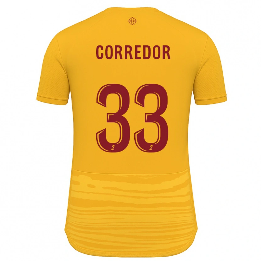 Danxen Dames Morgan Corredor #33 Oranje Bourgondisch Uitshirt Uittenue 2025/26 T-Shirt België