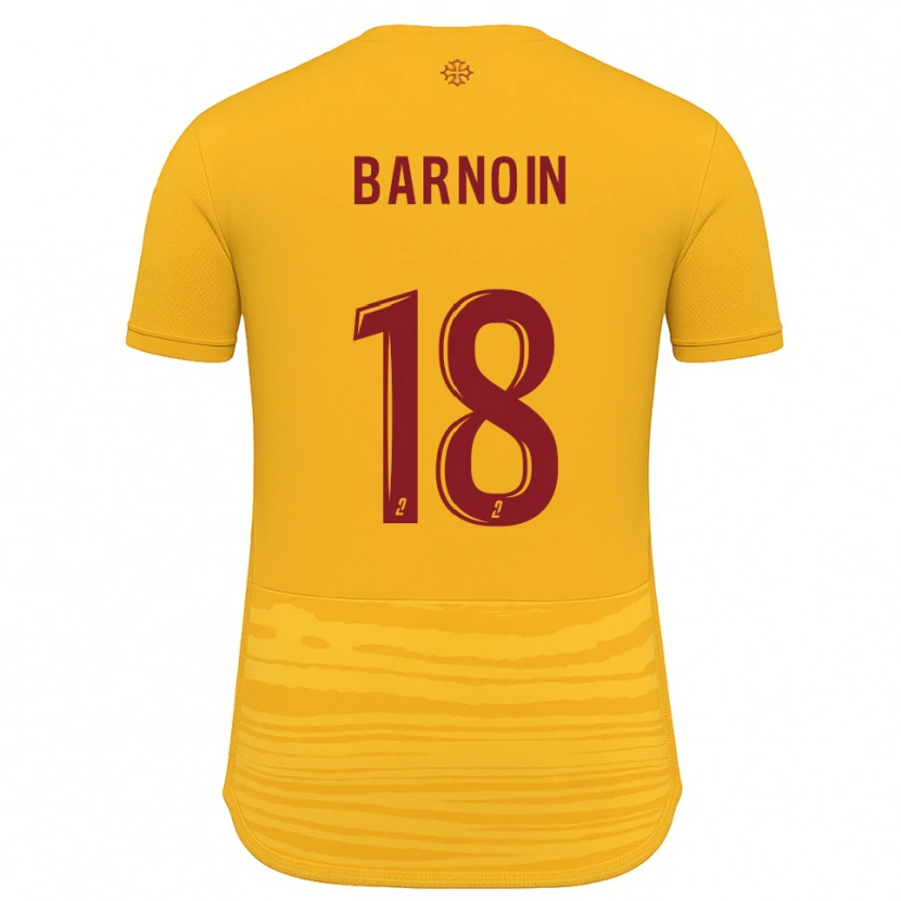 Danxen Dames Ninon Barnoin #18 Oranje Bourgondisch Uitshirt Uittenue 2025/26 T-Shirt België