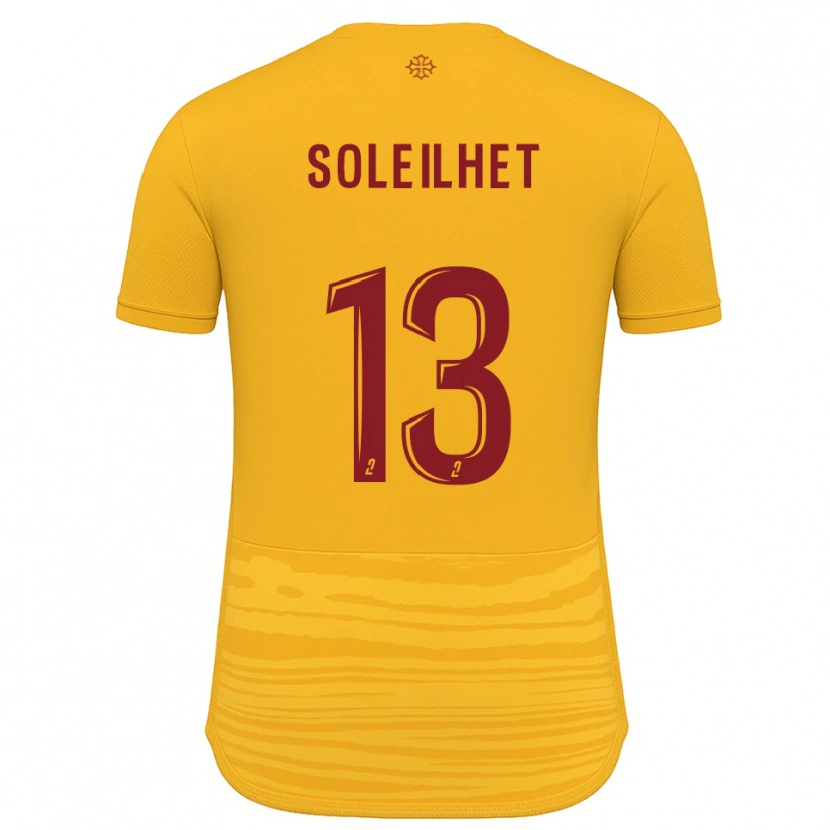 Danxen Dames Alicia Soleilhet #13 Oranje Bourgondisch Uitshirt Uittenue 2025/26 T-Shirt België