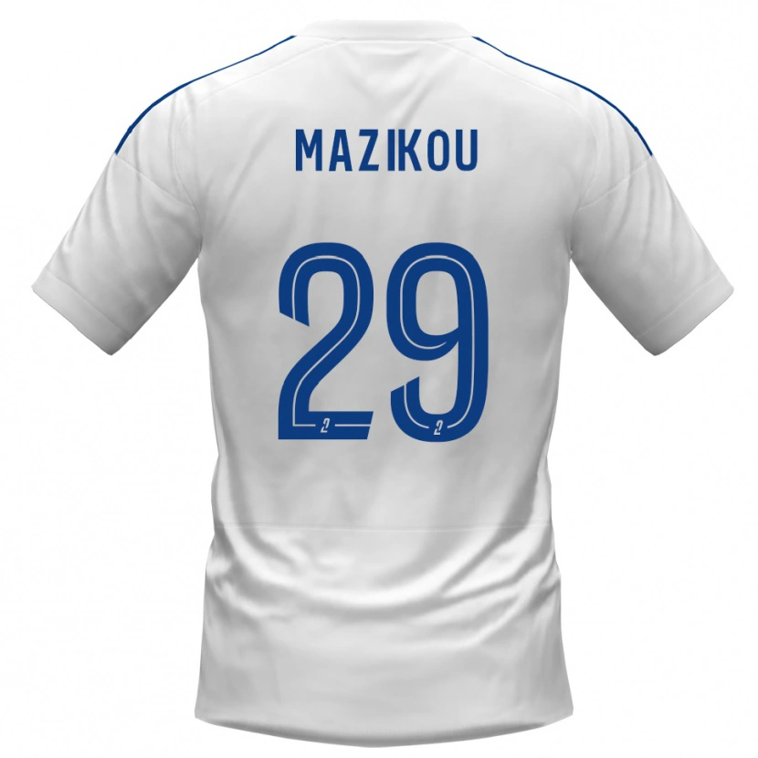 Danxen Dames Steevy Mazikou #29 Wit Blauw Uitshirt Uittenue 2025/26 T-Shirt België