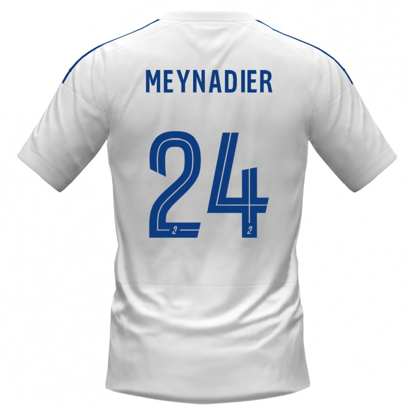 Danxen Dames Tom Meynadier #24 Wit Blauw Uitshirt Uittenue 2025/26 T-Shirt België