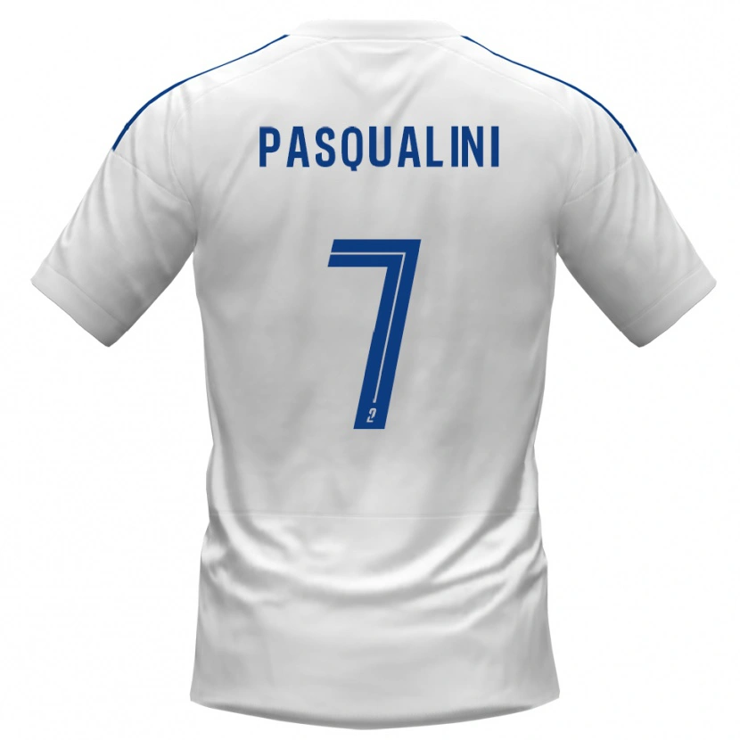 Danxen Dames Gordon Pasqualini #7 Wit Blauw Uitshirt Uittenue 2025/26 T-Shirt België