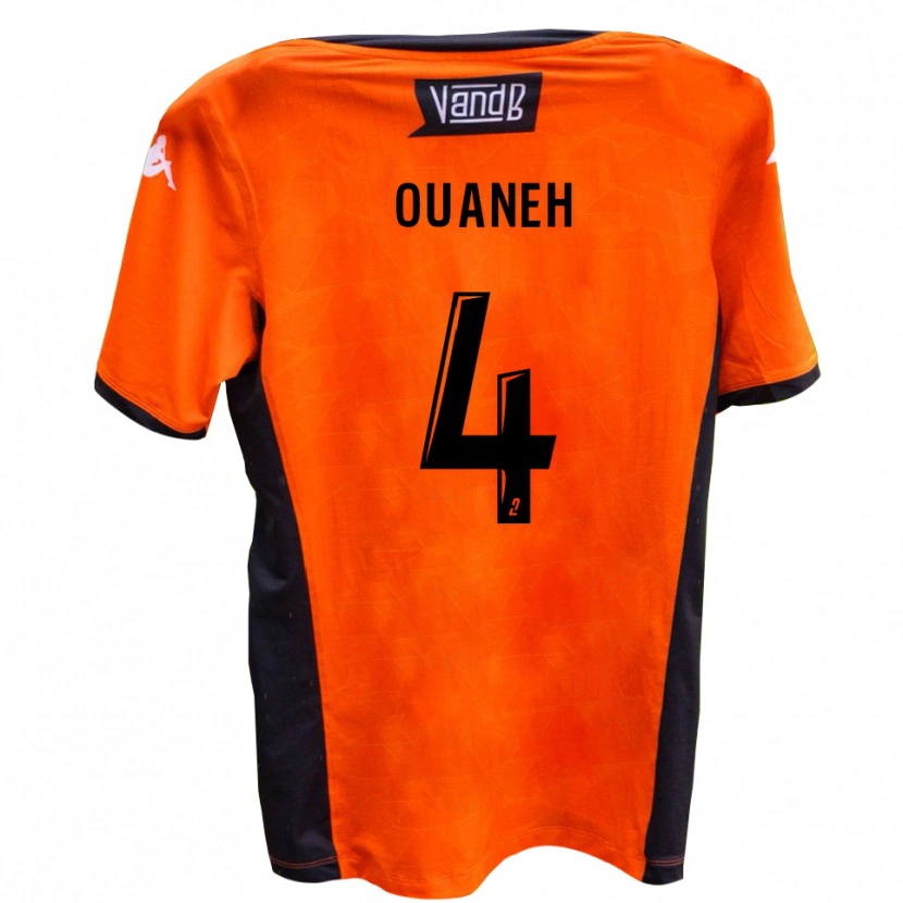 Danxen Dames Peter Ouaneh #4 Wit Zwart Uitshirt Uittenue 2025/26 T-Shirt België