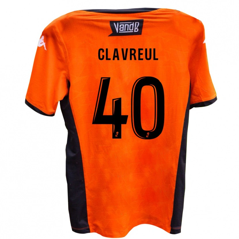 Danxen Dames Ethan Clavreul #40 Wit Zwart Uitshirt Uittenue 2025/26 T-Shirt België