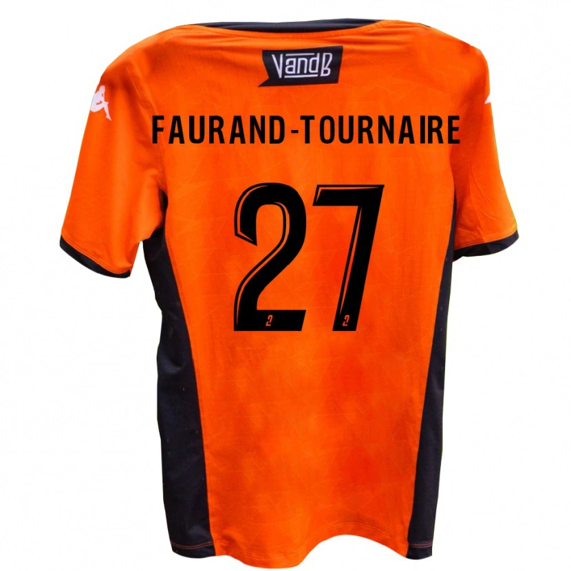 Danxen Dames Aymeric Faurand-Tournaire #27 Wit Zwart Uitshirt Uittenue 2025/26 T-Shirt België