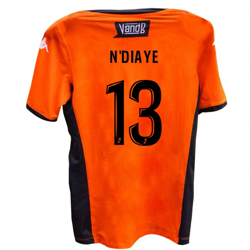Danxen Dames Tijane N'diaye #13 Wit Zwart Uitshirt Uittenue 2025/26 T-Shirt België