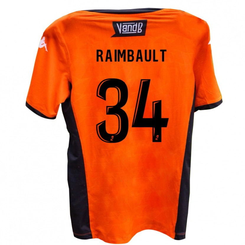 Danxen Dames Mathis Raimbault #34 Wit Zwart Uitshirt Uittenue 2025/26 T-Shirt België