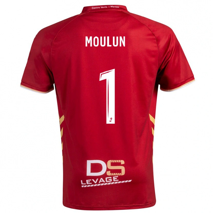 Danxen Dames Clément Moulun #1 Bourgondisch Goud Uitshirt Uittenue 2025/26 T-Shirt België