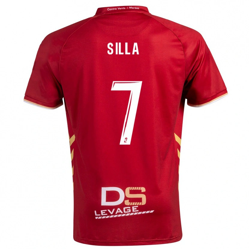 Danxen Dames Mamadu Silla #7 Bourgondisch Goud Uitshirt Uittenue 2025/26 T-Shirt België