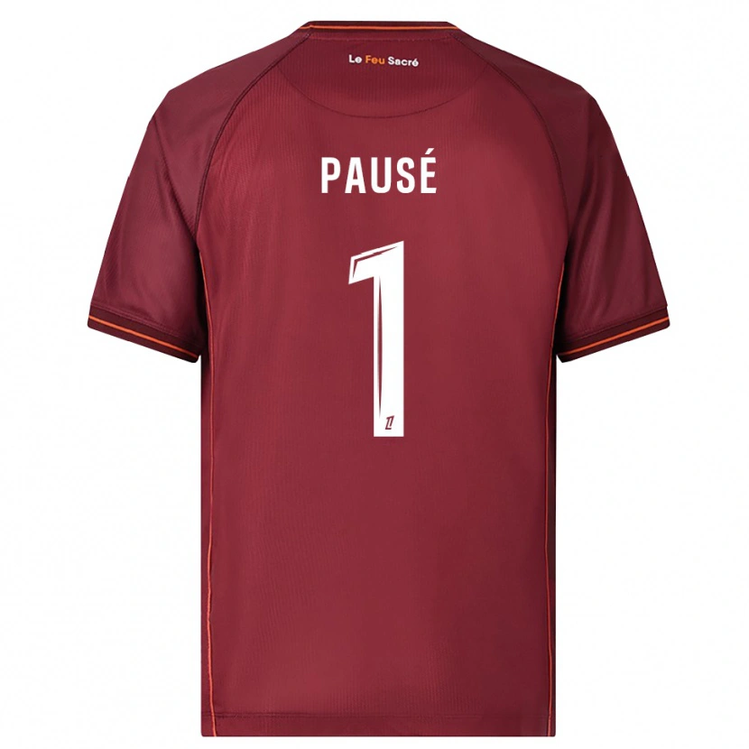 Danxen Kinderen Luca Pausé #1 Bordeaux Wit Thuisshirt Thuistenue 2025/26 T-Shirt België