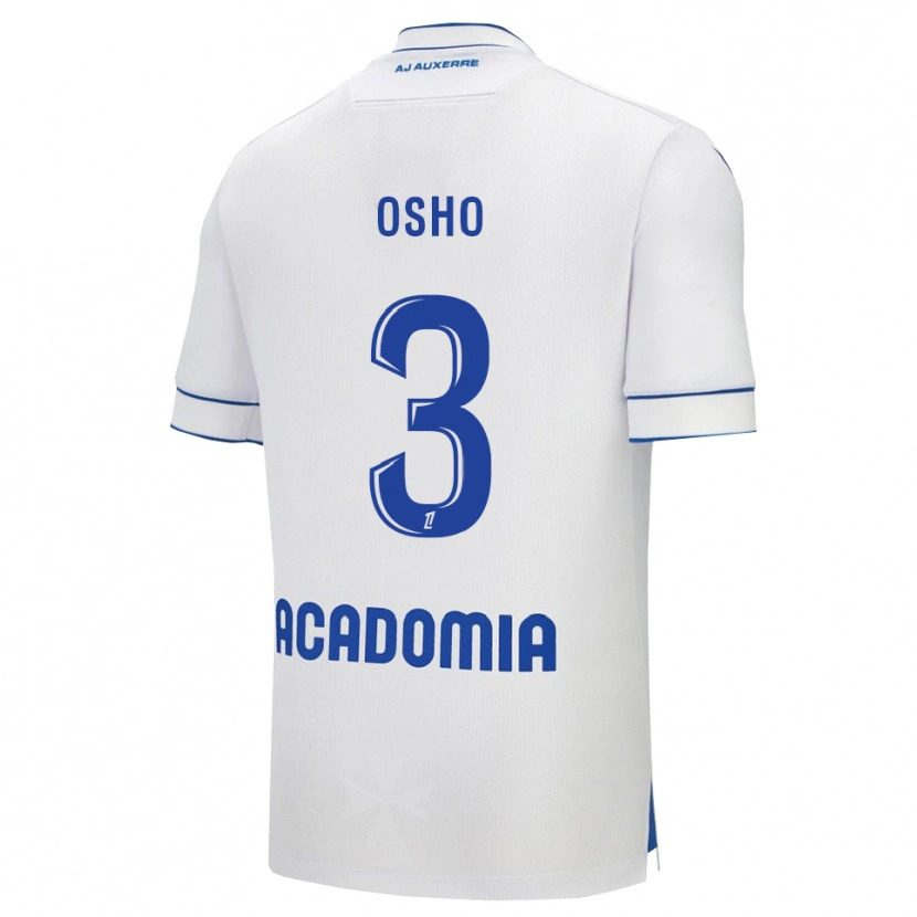 Danxen Kinderen Gabriel Osho #3 Wit Blauw Thuisshirt Thuistenue 2025/26 T-Shirt België