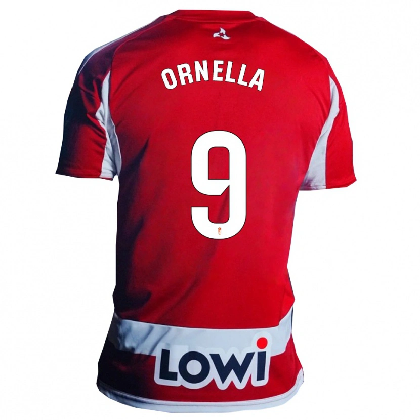 Danxen Kinderen Ornella María Vignola Cabot #9 Rood Wit Thuisshirt Thuistenue 2025/26 T-Shirt België