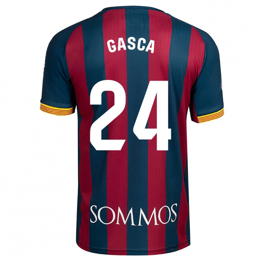 Danxen Kinderen Verónica Gasca #24 Marineblauw Rood Thuisshirt Thuistenue 2025/26 T-Shirt België