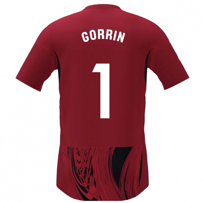 Danxen Kinderen Ale Gorrin #1 Rood Zwart Thuisshirt Thuistenue 2025/26 T-Shirt België