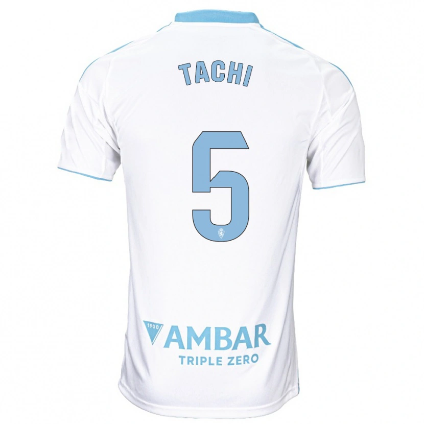 Danxen Kinderen Tachi #5 Wit Hemelsblauw Thuisshirt Thuistenue 2025/26 T-Shirt België