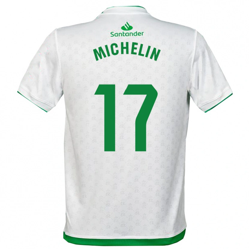 Danxen Kinderen Clément Michelin #17 Groen Wit Thuisshirt Thuistenue 2025/26 T-Shirt België