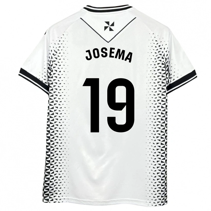 Danxen Kinderen Josema #19 Wit Zwart Thuisshirt Thuistenue 2025/26 T-Shirt België