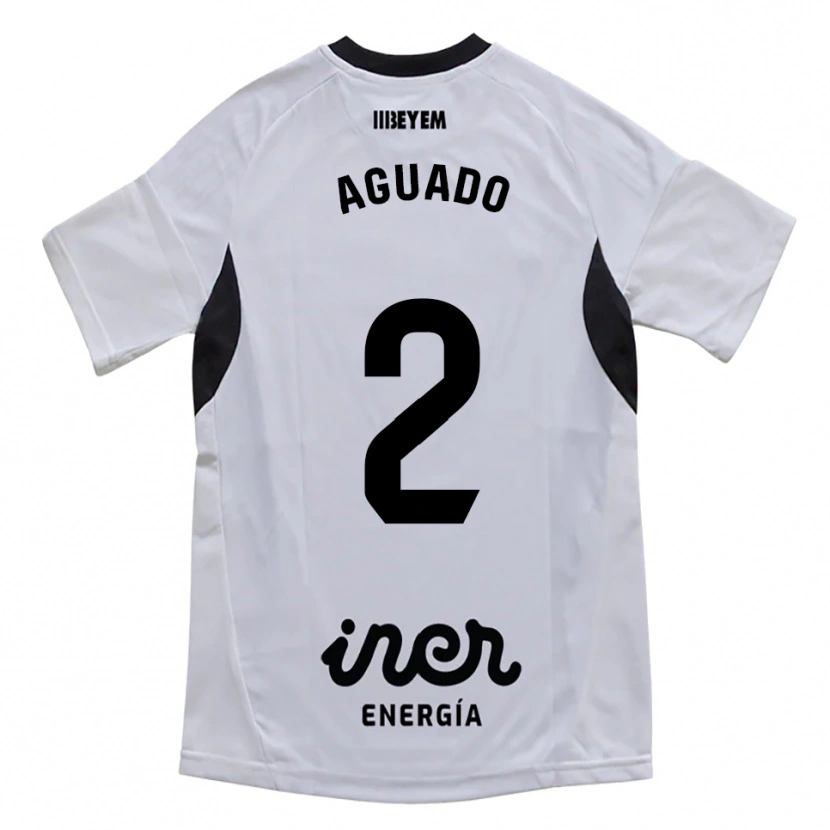 Danxen Kinderen Lorenzo Aguado #2 Wit Paars Thuisshirt Thuistenue 2025/26 T-Shirt België