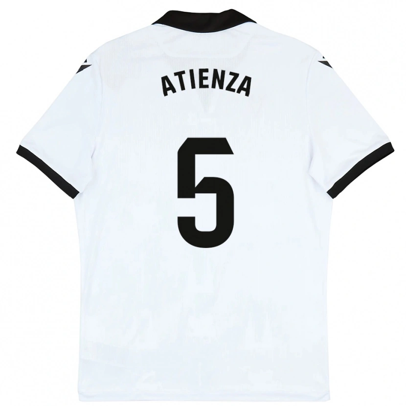 Danxen Kinderen Miguel Atienza #5 Wit Zwart Thuisshirt Thuistenue 2025/26 T-Shirt België