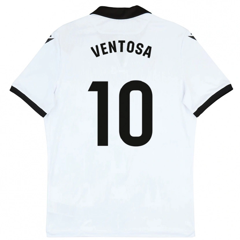 Danxen Kinderen Ethan Ventosa #10 Wit Zwart Thuisshirt Thuistenue 2025/26 T-Shirt België