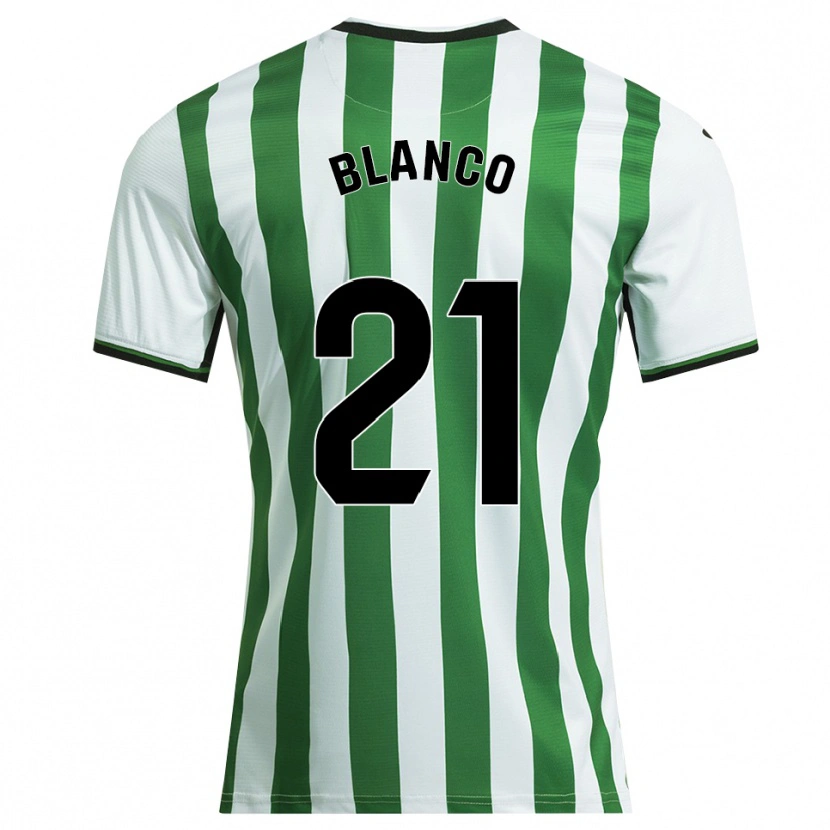 Danxen Kinderen Víctor Blanco #21 Wit Groen Thuisshirt Thuistenue 2025/26 T-Shirt België