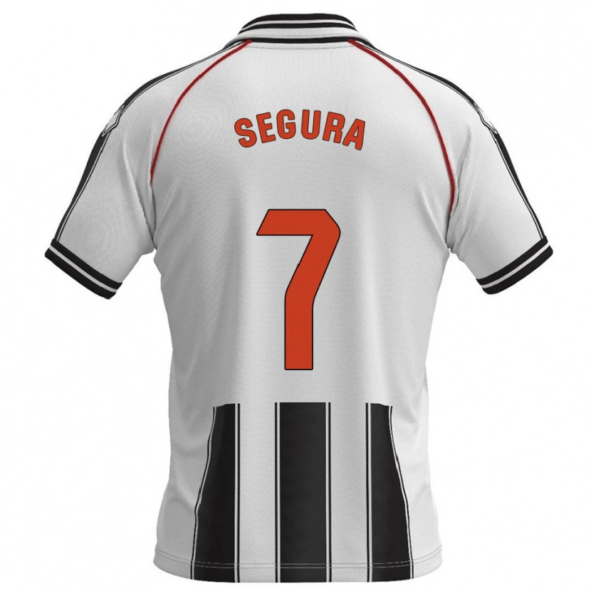 Danxen Kinderen Carlos Segura #7 Wit Zwart Thuisshirt Thuistenue 2025/26 T-Shirt België